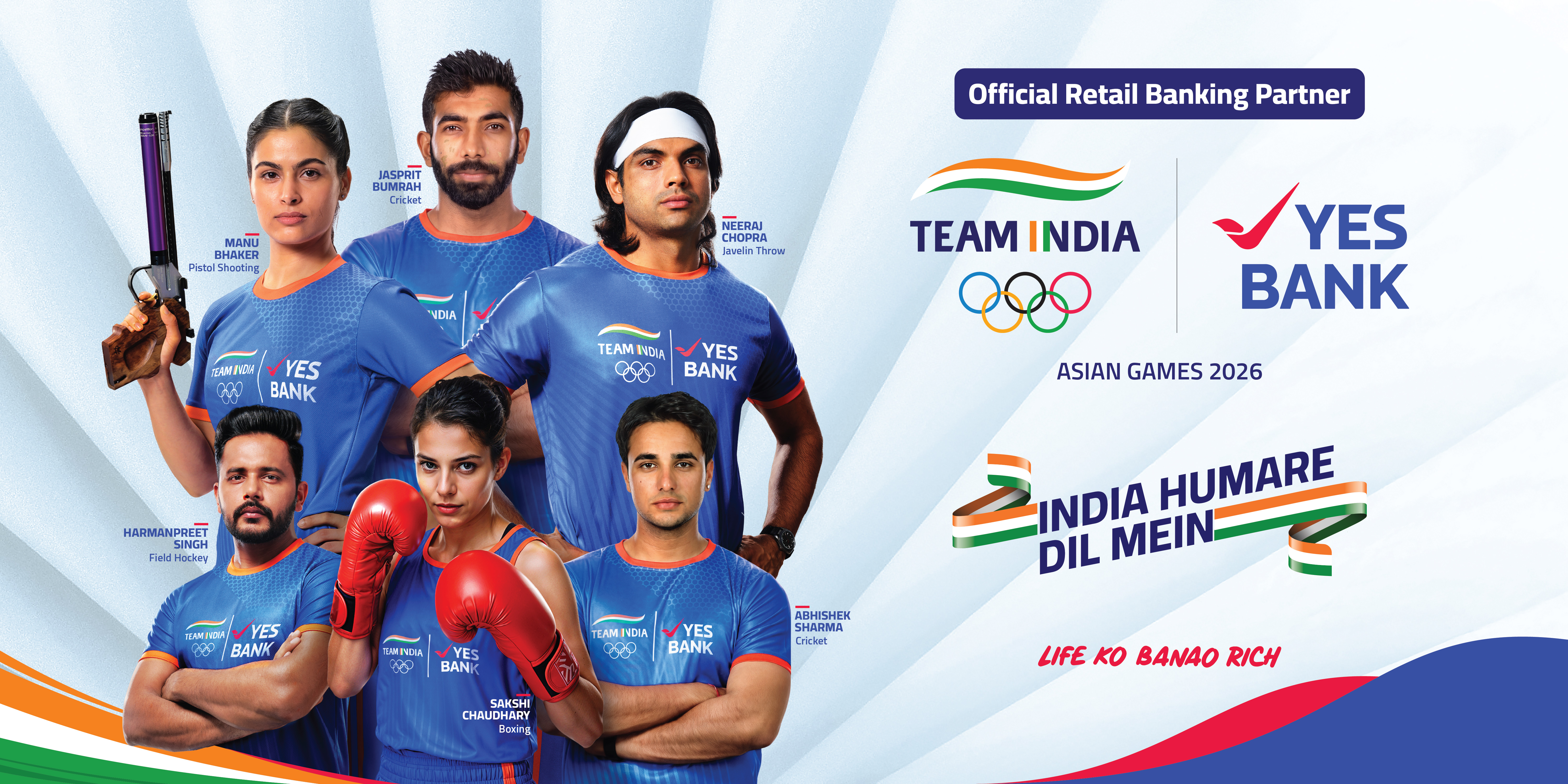 YES BANK strengthens partnership with the Indian Olympic Association for Asian Games 2026